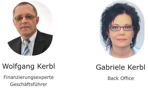 Gabriele Kerbl   Back Office  Wolfgang Kerbl   Finanzierungsexperte Geschftsfhrer